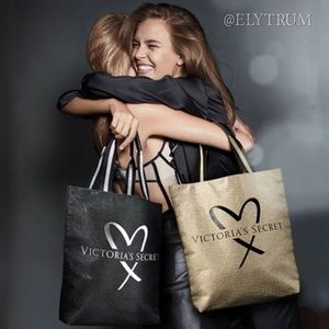 Victoria's Secret Fashion Show glitter tote bag